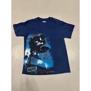 Marvel Spider-Man Venom 'Here Lies Eddie Brock' Graphic Shirt Large